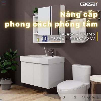 Bộ tủ chậu Caesar LF5384 + EH05382AV
