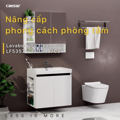 Bộ tủ chậu Caesar LF5357 + EH15357CLV