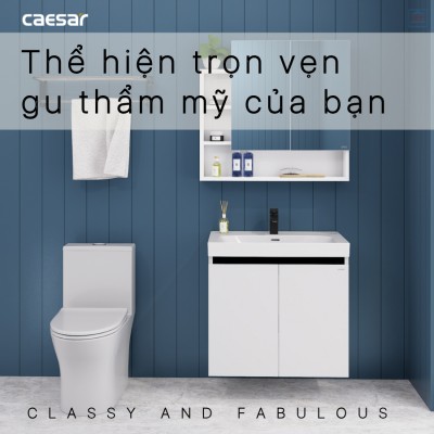 Bộ tủ chậu Caesar LF5357 + EH15357CLV