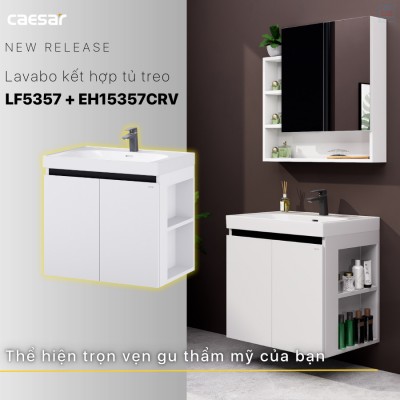 Bộ tủ chậu Caesar LF5357 + EH15357CRV