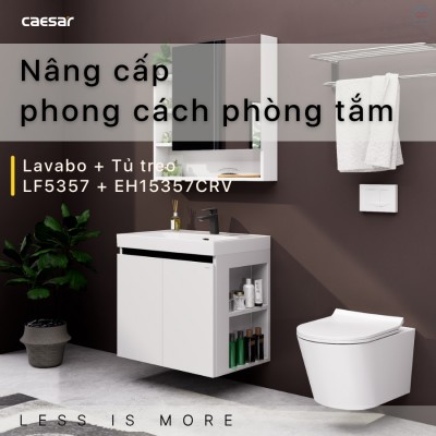 Bộ tủ chậu Caesar LF5357 + EH15357CRV