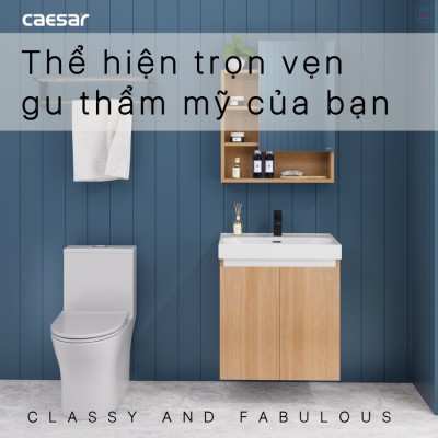 Bộ tủ chậu Caesar LF5356 + EH15356AW7V