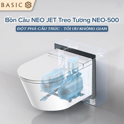 Bồn cầu treo tường Neo Jet Basic NEO-500