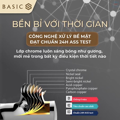 Sen tắm nóng lạnh Basic BW-608S