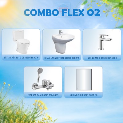 Combo thiết bị vệ sinh Flex 02