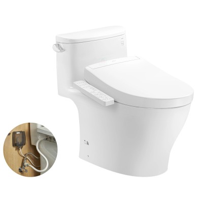 Bồn cầu 1 khối nắp điện tử TOTO MS887RW24