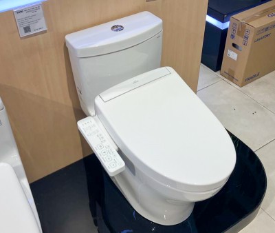 Bồn cầu 1 khối nắp điện tử TOTO MS889CDRW24
