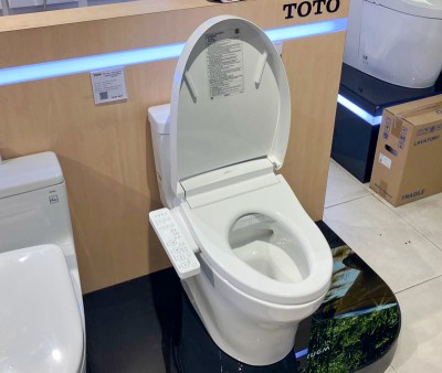 Bồn cầu 1 khối nắp điện tử TOTO MS889CDRW24