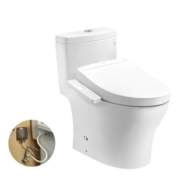 Bồn cầu 1 khối nắp điện tử TOTO MS889DRW24