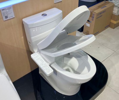 Bồn cầu 1 khối nắp điện tử TOTO MS889DRW24