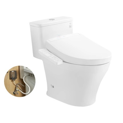 Bồn cầu 1 khối nắp điện tử TOTO MS857DW24