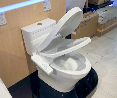 Bồn cầu 1 khối nắp điện tử TOTO MS857DW24