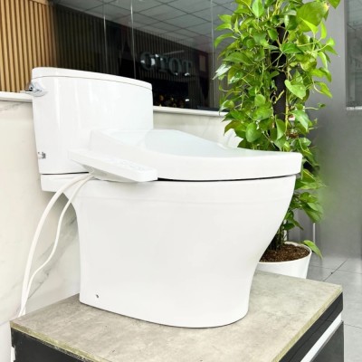 Bồn cầu 2 khối nắp điện tử TOTO CS767RW24