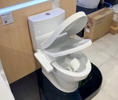 Bồn cầu 2 khối nắp điện tử TOTO CS769DRW24
