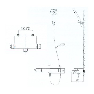 Sen tắm nhiệt độ Inax BFV-636T – Trải nghiệm tắm an toàn