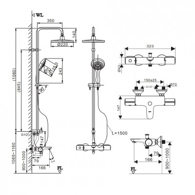 Sen tắm cây nhiệt độ Inax BFV-3415T – Trải nghiệm tắm an toàn, đẳng cấp cho mọi gia đình