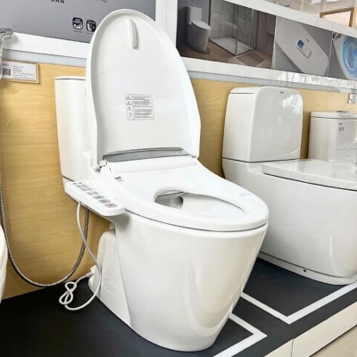 Bồn cầu Inax AC-602+CW-H20VN kèm nắp rửa điện tử