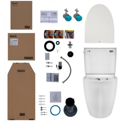 Bồn cầu 2 khối xả cảm ứng Inax ACT-602VN/BW1 – Nâng tầm trải nghiệm phòng tắm hiện đại