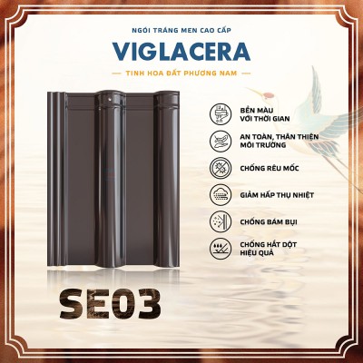 Ngói lợp tráng men Viglacera SE03