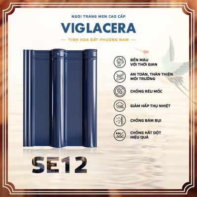 Ngói lợp tráng men Viglacera SE12