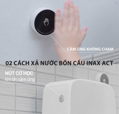 Bồn cầu nắp rửa điện tử Inax ACT-832+CW-H20VN