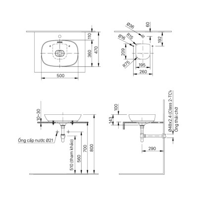 Chậu rửa đặt bàn INAX AL-622V – Nâng tầm phòng tắm với thiết kế tinh tế chuẩn Nhật