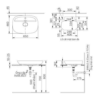 Chậu rửa đặt bàn INAX AL-692VFC – Kiệt tác tối giản cho không gian phòng tắm