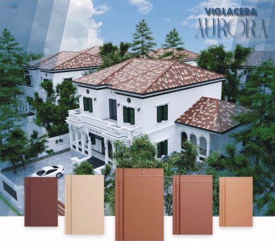 Ngói phẳng tráng men Viglacera Aurora F02