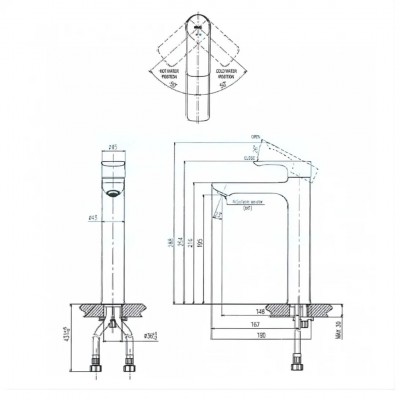 Vòi chậu nóng lạnh INAX LFV-612SH – Điểm nhấn sang trọng cho phòng tắm hiện đại
