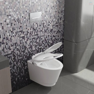 Bồn cầu treo tường Viglacera V909D nắp điện tử