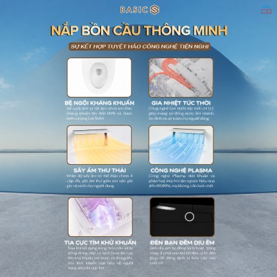 Bồn cầu chăm sóc thông minh Basic NEO-120S