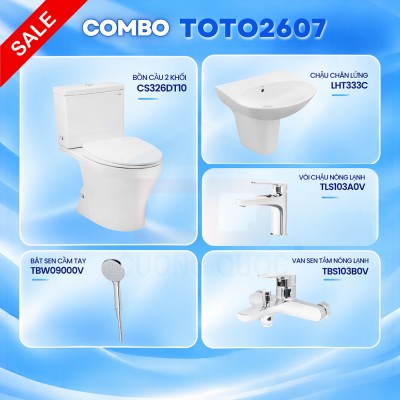 Combo thiết bị vệ sinh TOTO 2607