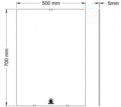 Gương phòng tắm Viglacera VG833(VSDG3)