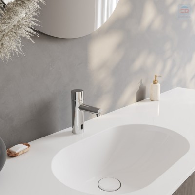 Vòi chậu lavabo cảm ứng Viglacera VG1023 (dùng pin)