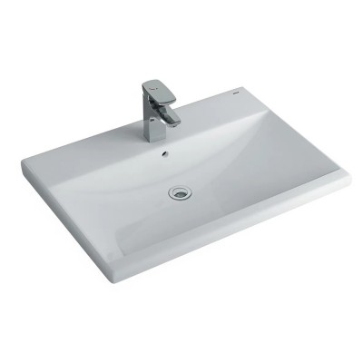 Chậu lavabo bán âm bàn inax L-2397V(EC/FC)