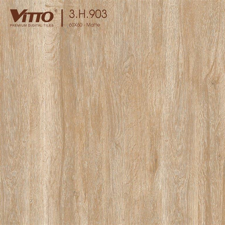Gạch lát nền vân gỗ men Matt Vitto 3H903 cao cấp