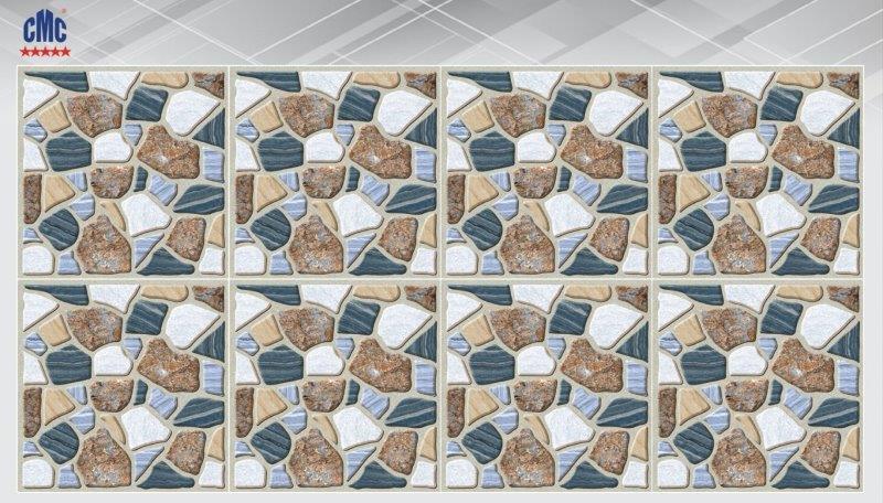 Gạch lát nền Xám xanh - vân đá CMC SC 4408