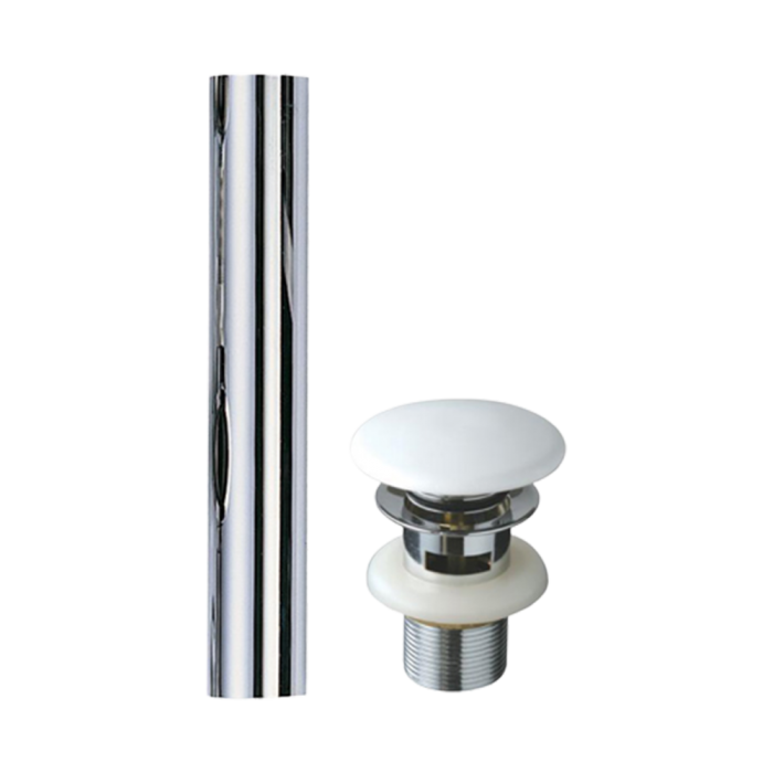 Trụ xả nhấn bằng sứ chậu Lavabo Caesar BF404H