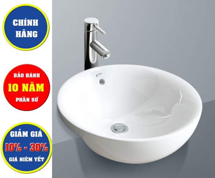 Chậu lavabo bán dương bàn inax AL-333V/BW1