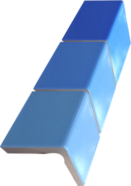 Gạch góc bể bơi INAX-47/90-14/POL-B1,B2,B3