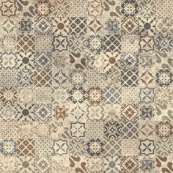 Gạch bông Malaysia Nadine 600RD4M2D 