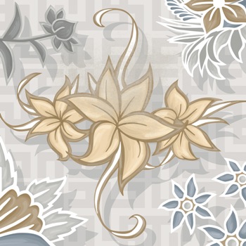 Gạch bông Tây Ban Nha Flore Gris 20FGR