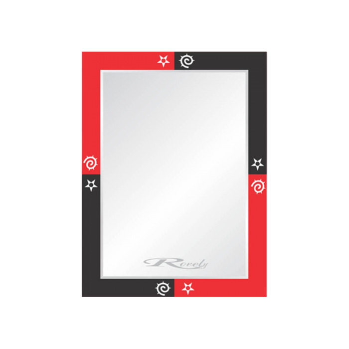 Gương phòng tắm viền hoa Rovely G117