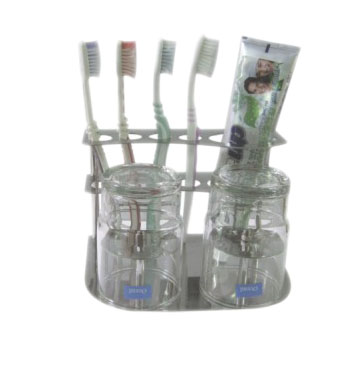 Kệ cốc đôi cắm bàn chải Rovely TH081