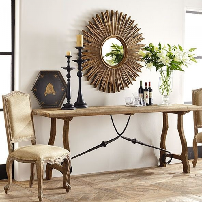 Gương trang trí Navado Demeter Bạc