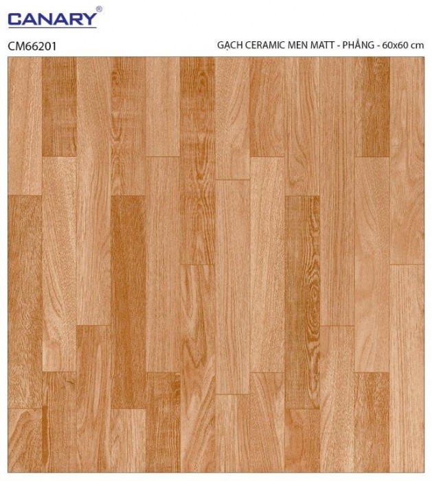 Gạch lát nền vân gỗ TTC Canary CM66201