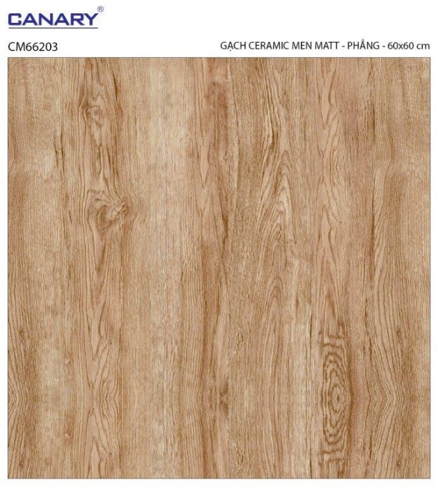 Gạch lát nền vân gỗ TTC Canary CM66203