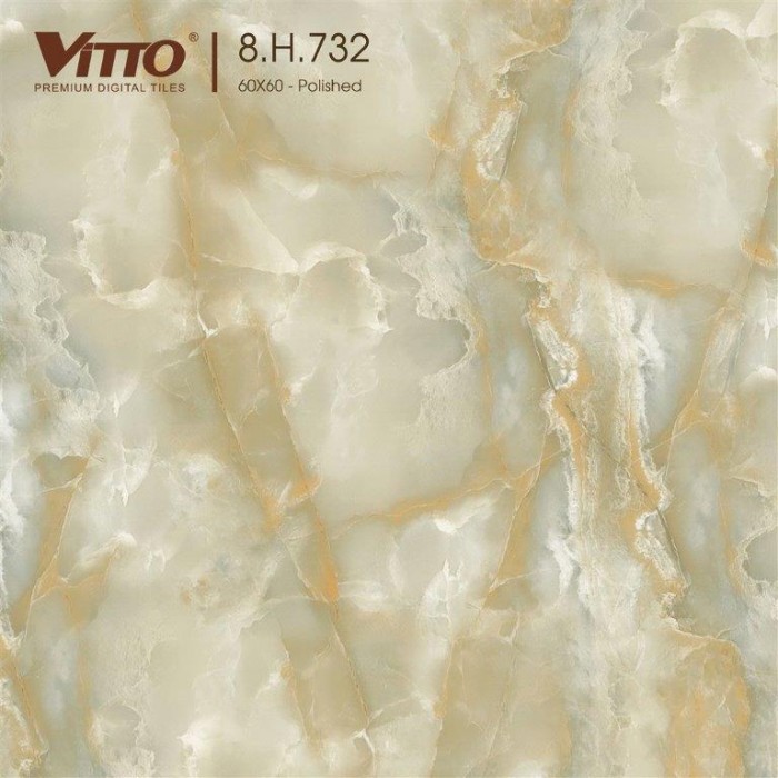 Gạch lát nền porcelain vân đá Vitto 8H732