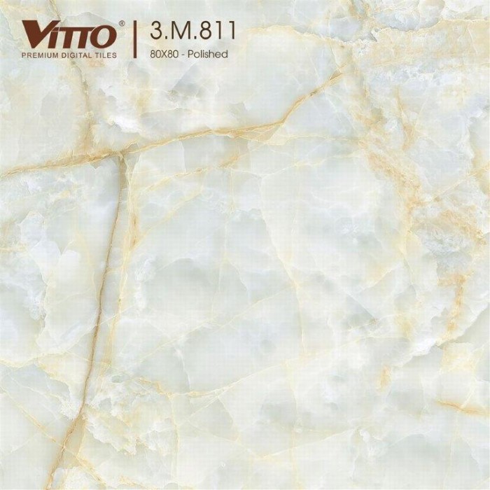 Gạch lát nền porcelain vân đá Vitto 0811