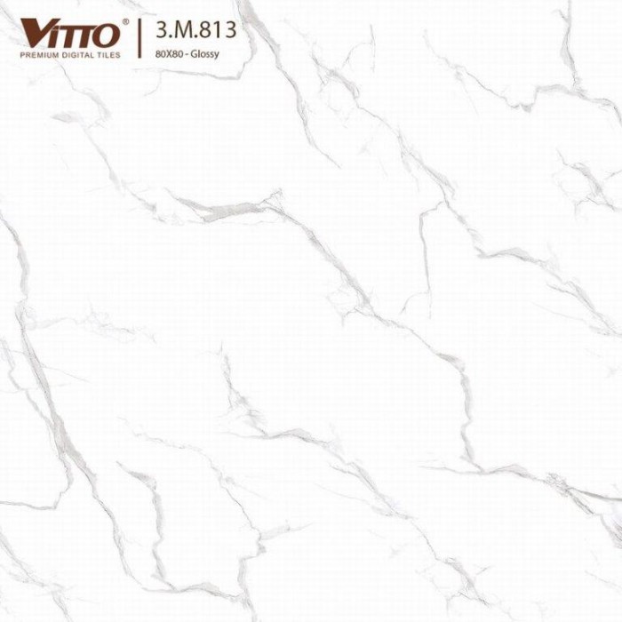 Gạch lát nền porcelain vân đá Vitto 0813